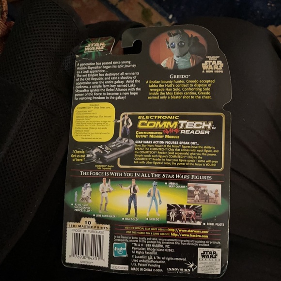 COLLECTORS STARWARS THE POWER IF THE FORCE GREEDO - Picture 5 of 6